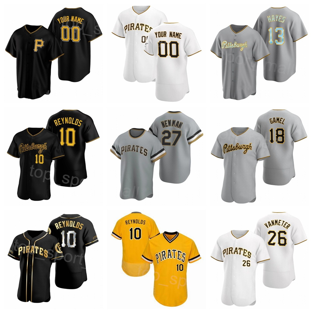 

Space City Connect Baseball 10 Bryan Reynolds Jersey 27 Kevin Newman 13 KeBryan Hayes 26 Josh VanMeter 18 Ben Gamel 53 Heath Hembree For Sport Fans Custom Name Number, Cool base