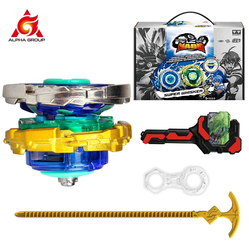 

Infinity Nado 3 Crack Series Split 2 In1 Spinning Top Metal Gyro Battle With Launcher Anime Kids Toy Gift 220815