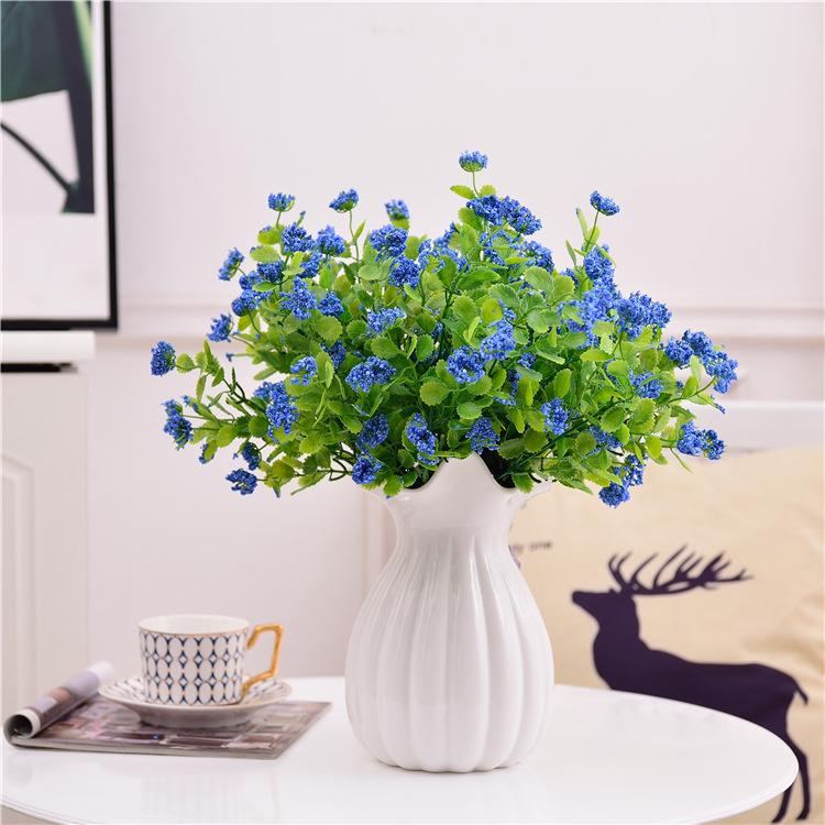 

Decorative Flowers & Wreaths Artificial 5 Head Dandelion Home Wedding Living Room Decoration Simulation Flower Mini Table Vase