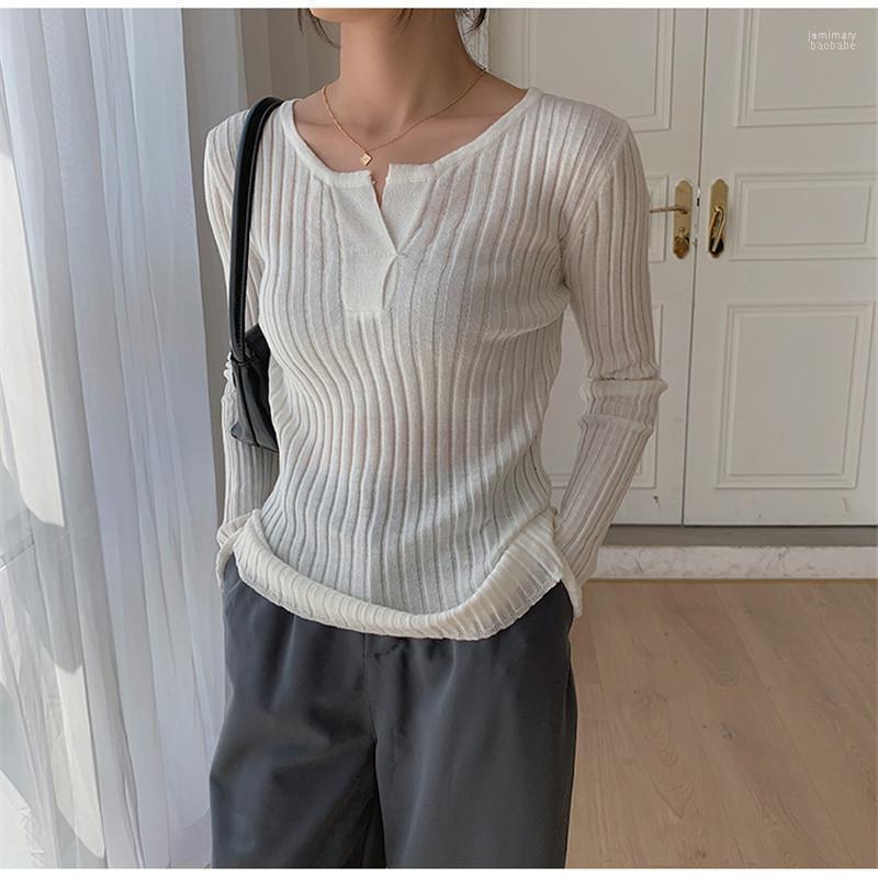 

Women's Sweaters 2022 Autumn Winter Women Female Knitted Pullover Solid O-neck All Match Elegant Fashion Sweet Office Lady Casual Tops Jemi2, Black