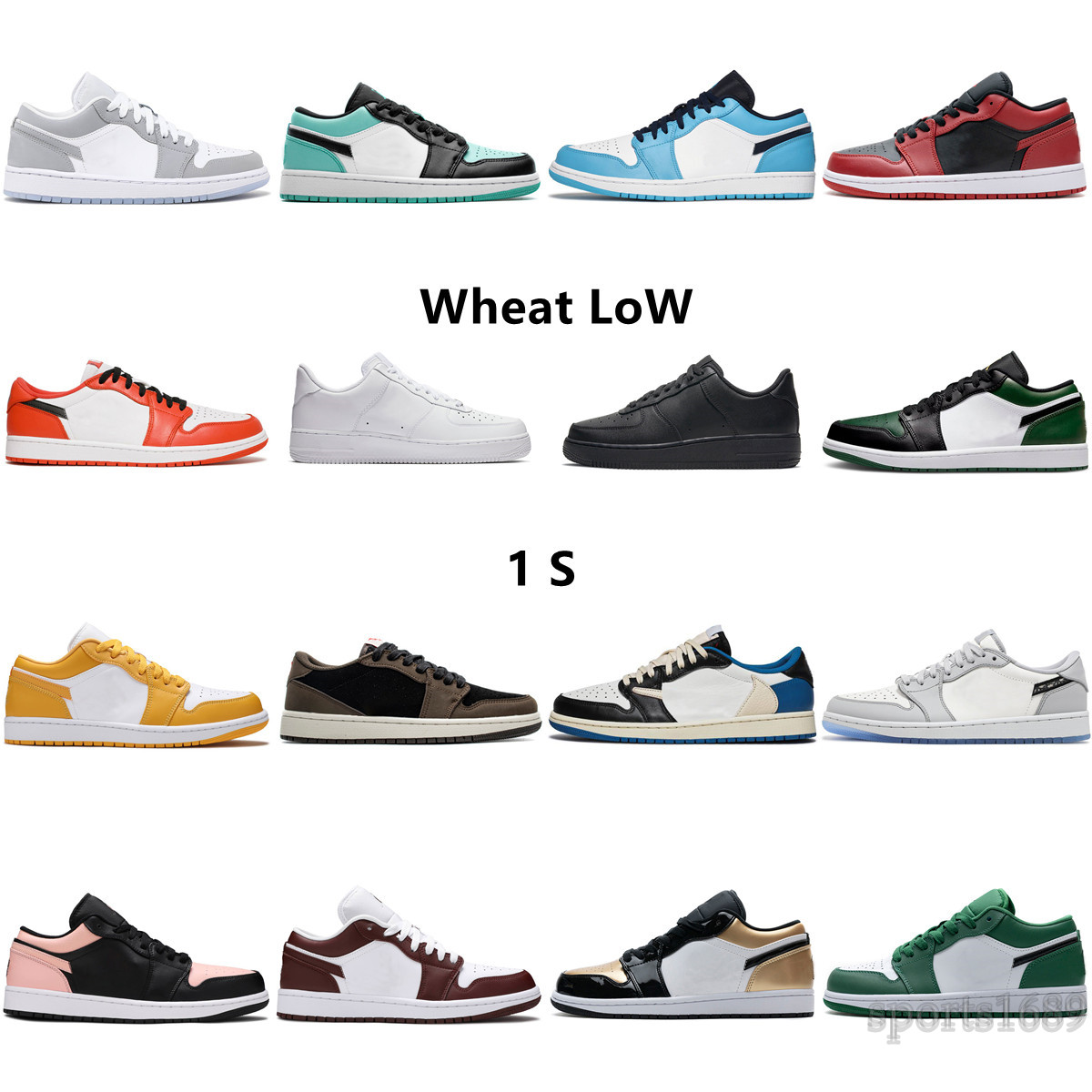 

Top Basketball Shoes UNC Mens 1 1s low Pine Green Pairs University Blue Smoke Grey wheat Triple Black White TS Women Banned Bred Chicago Court Purple Starfish Sneakers, Bubble bag