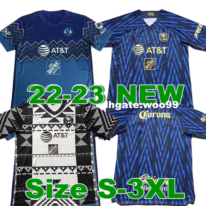 

XXXL 22 23 LIGA MX Club America train soccer Jerseys 2022 America home away C.DOMINGUEZ O.PERALTA P.AGUILAR men Football shirt uniform