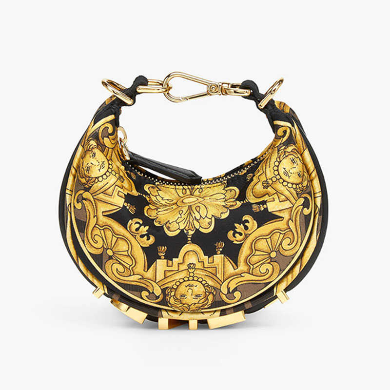 

Half Moon Tote Bag Crossbody Bags Wrist Package Classic Character Letter Printing Mulberry Silk Material Women Shoulder Handbags Purse Cross, Blue