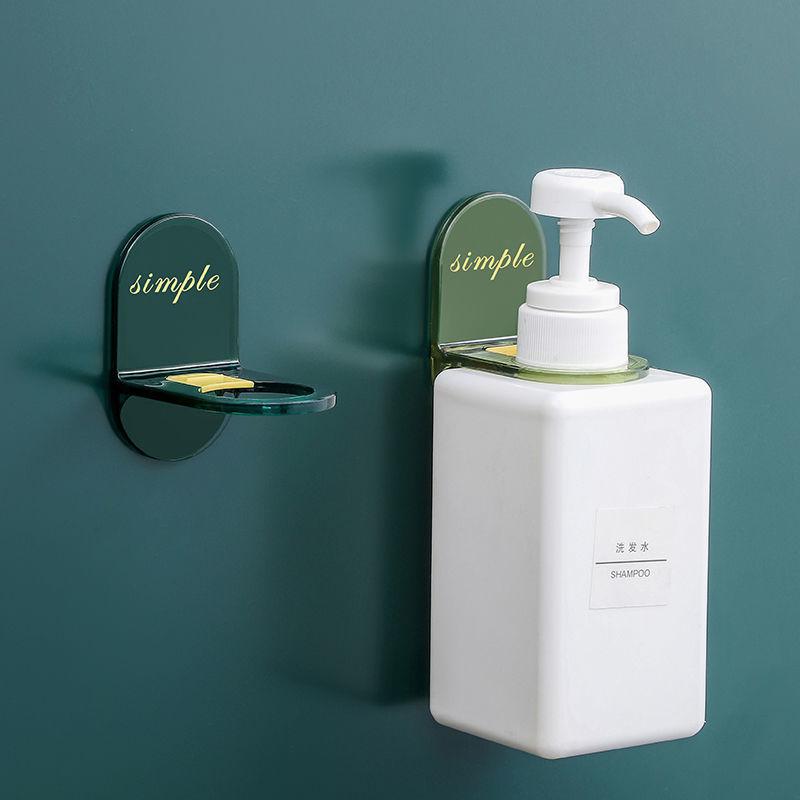 

Hooks & Rails Hand Sanitizer Bathroom Rack Shower Gel Shelf Shampoo Storage Toilet Free Punch Wall-mounted