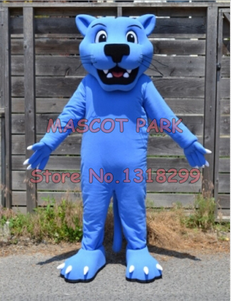 

Mascot doll costume mascot Blue Panther mascot costume adult size customizable leopard theme anime costumes carnival fancy dress kits, Other