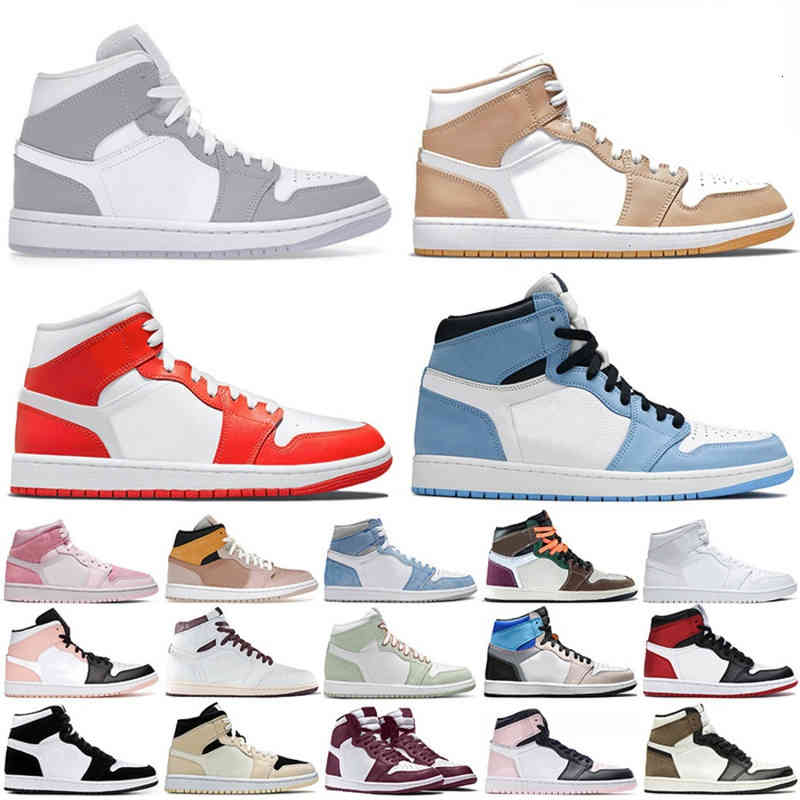 

Jordons Women Men Jumpman 1 1s Basketball Shoes Tan Gum Wolf Grey University Blue Syracuse High Og Hand Crafted Trainers Sneakers Chaussures, #16 paris germain 36-46