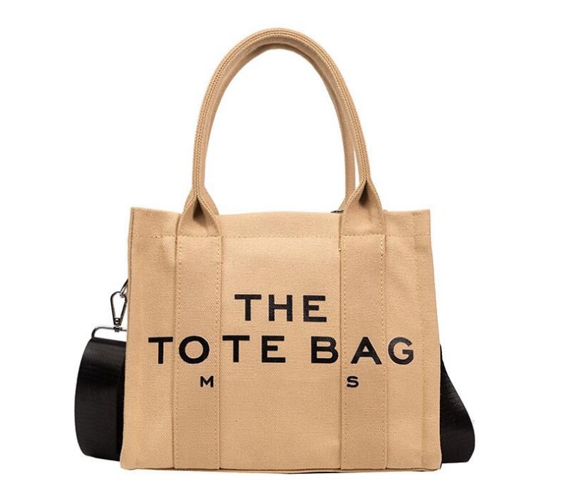 

2022 new women TOTE BAG letter canvas bag diagonal handbag hand shopping bag T006