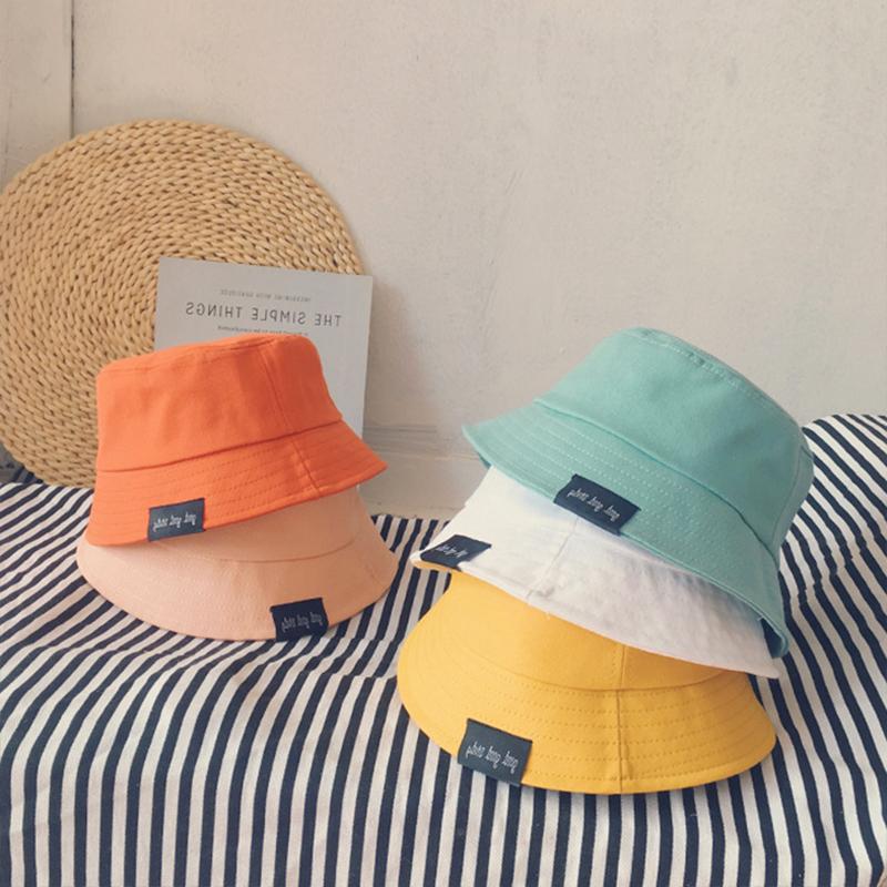 

Hair Accessories Spring Summer Baby Hat Candy Colors Wild Boy Girl Bucket Cute Kids Sun Outdoor Infant Toddler Children Beach CapsHair, Random 1pcs