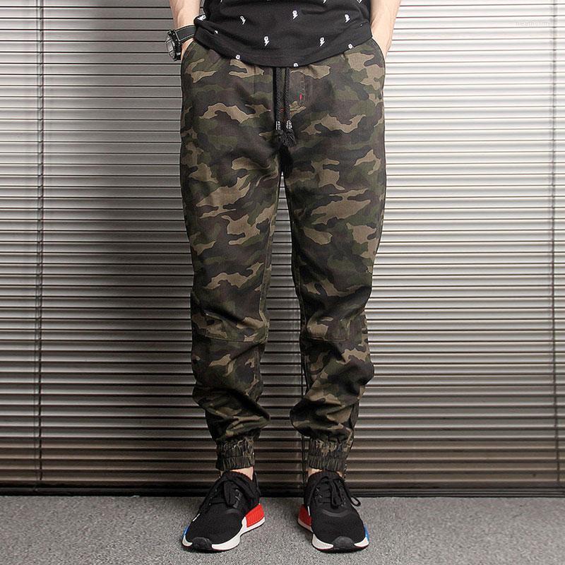 

Men's Jeans Street Fashion Men Camouflage Casual Cargo Pants Overalls Military Trousers Bottom Zipper Designer Hip Hop JoggersMen's Heat22