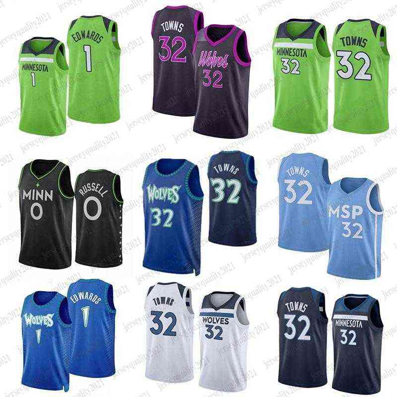 

basketball 1 Anthony Edwards Jerseys Printed Timberwolve Men D'Angelo Russell Karl Anthony Towns Jaden McDaniels Jarred Vanderbilt Hall of Fame, Colour 10