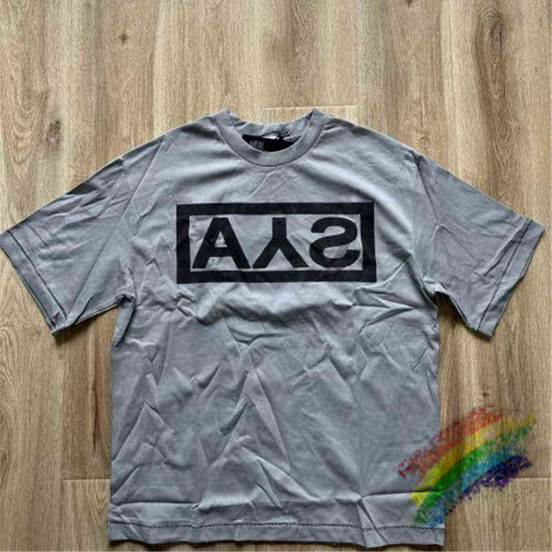 

2022ss Askyurself T-shirt Men Women Vintage Tee High Quality Egen Tops Short SleeveT220721, 17