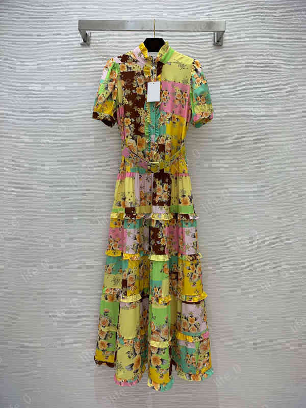 

Zimmerman Luxury Dresses Womens Logo Print High Quality Designer Dress Boho Style Summer Dresses For Women