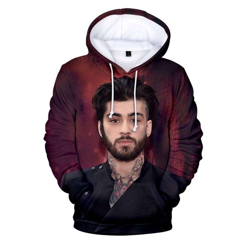 

Men's Hoodies & Sweatshirts Zaynmalik Hoodie Casual 3D Hooded Fashion Clothes Polyester Fabric Breathable Man/Woman Hip Hop UnisexMen's