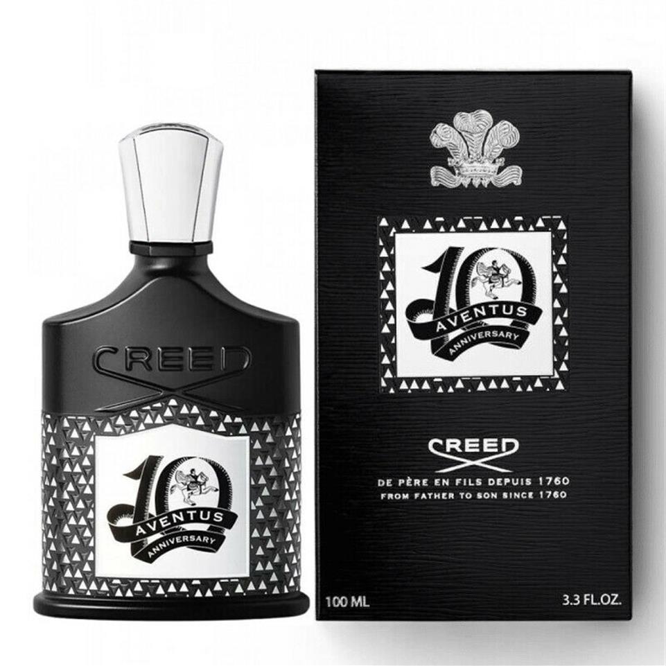 Creed Aventus 10e anniversaire Eau de Parfum Perfume pour hommes Cologne 100 ml avec un parfum durable221d