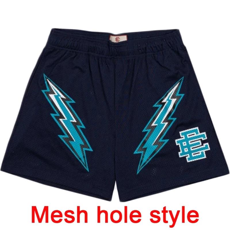 

Men's Shorts Summer Mesh Hole Style Beach Running Men Casual Jogging Fitness Gym Quick Drying Men's Bermuda ShortsaMen's, Black