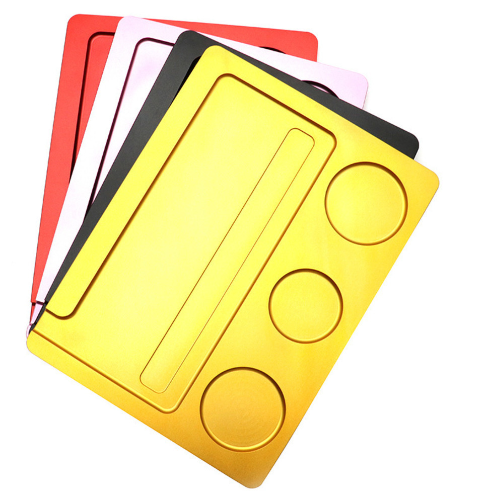 

The latest aluminum alloy metal cigarette tray 28 x 21cm colorful placement Cigarette Mill trays