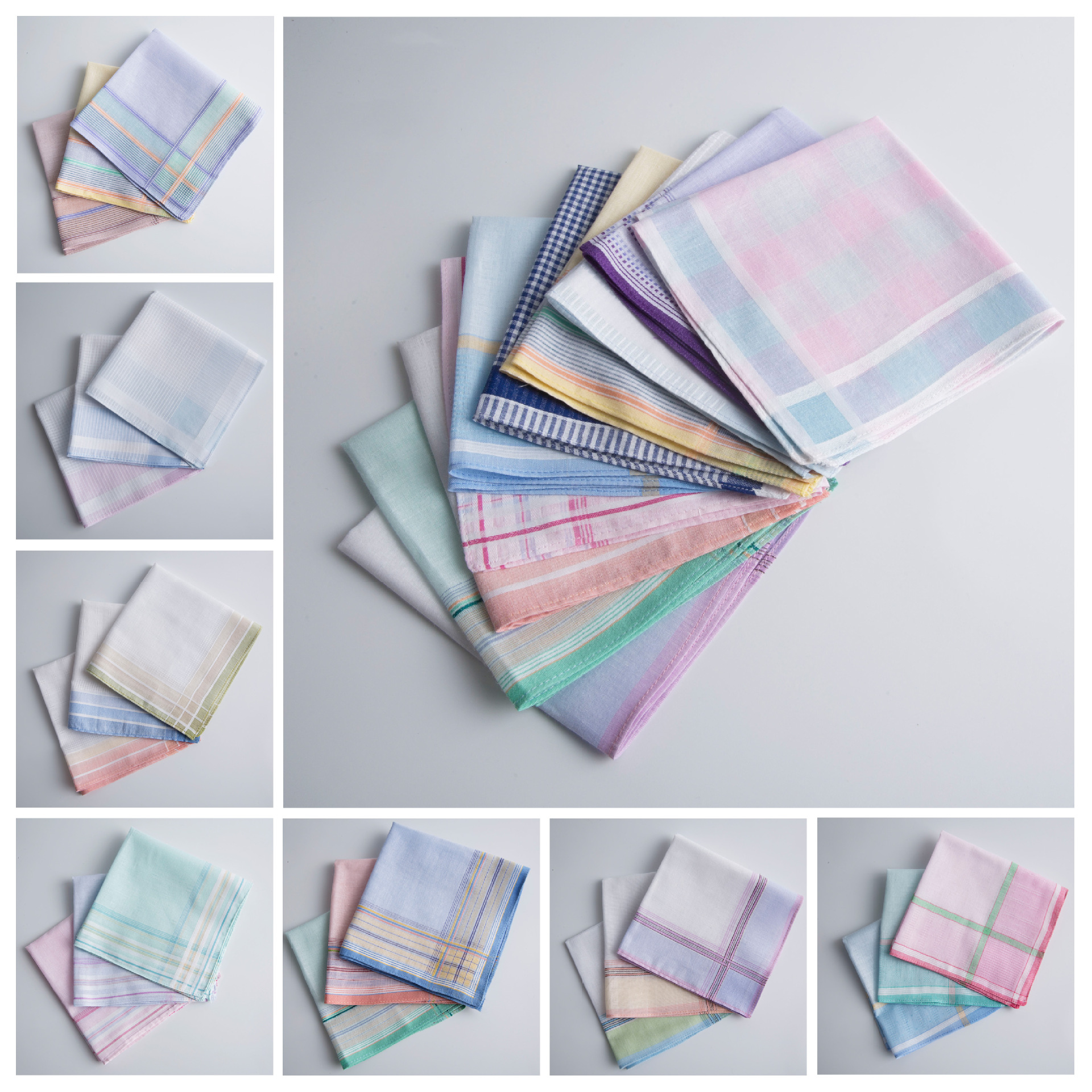 

New cotton high-grade men and women woven jacquard handkerchief pocket towel towel