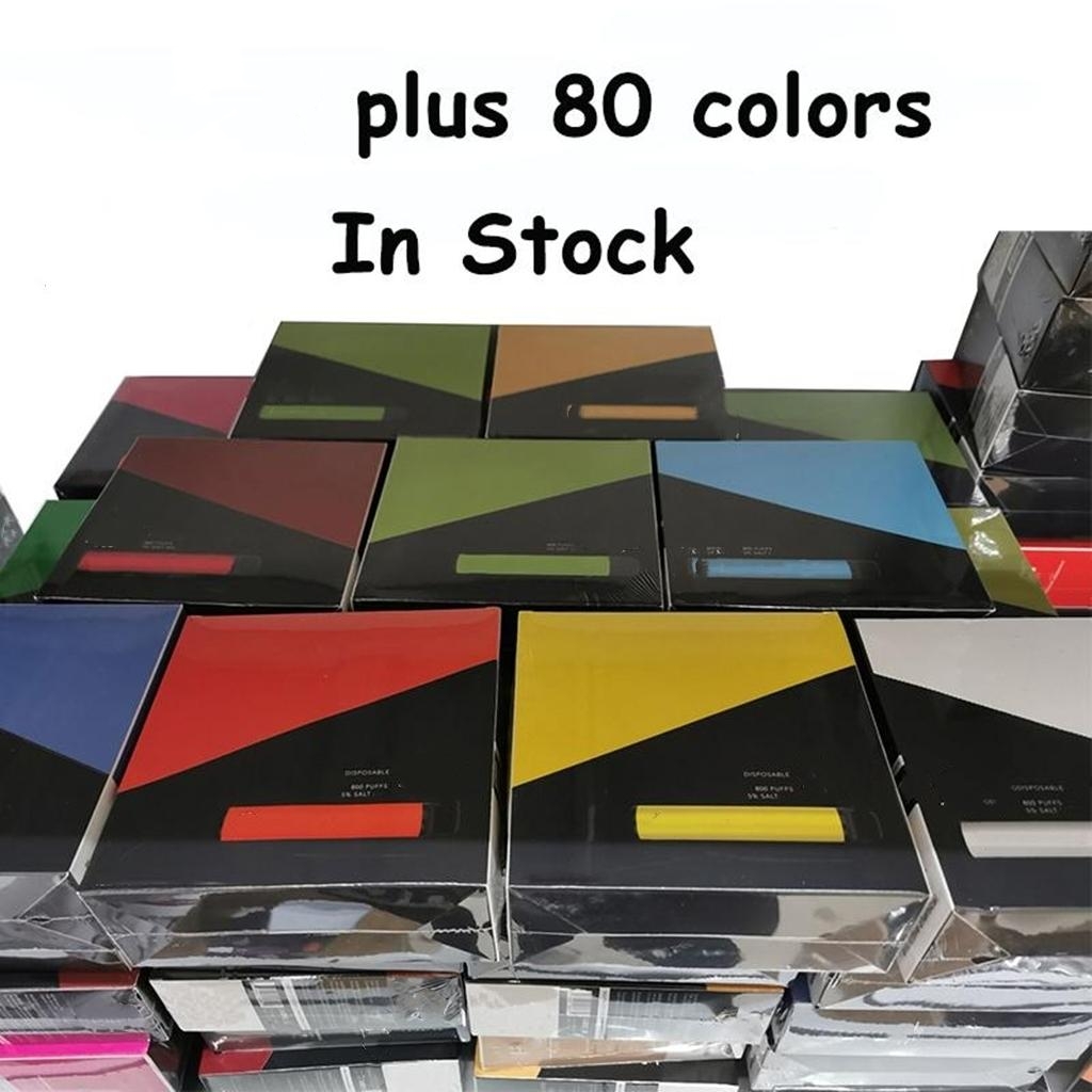 

Plus Disposable Vapes E cigarettes Device 550mAh Battery 800 Puffs 3.2ml Pod Pre-Filled Pods Stick Portable Vapor Vape 80+Colors Elux Flex