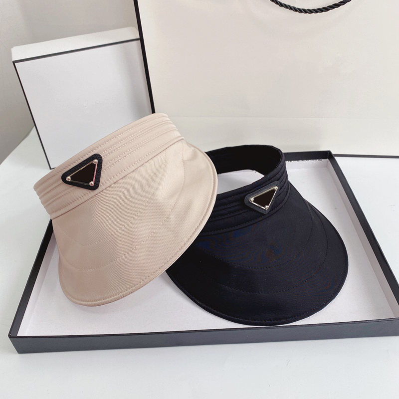 

Top Cap Summer Visor Sun mens designers Hat Sports women Men Golf Tennis Headband Summer Beach Snapback Baseball, Grey