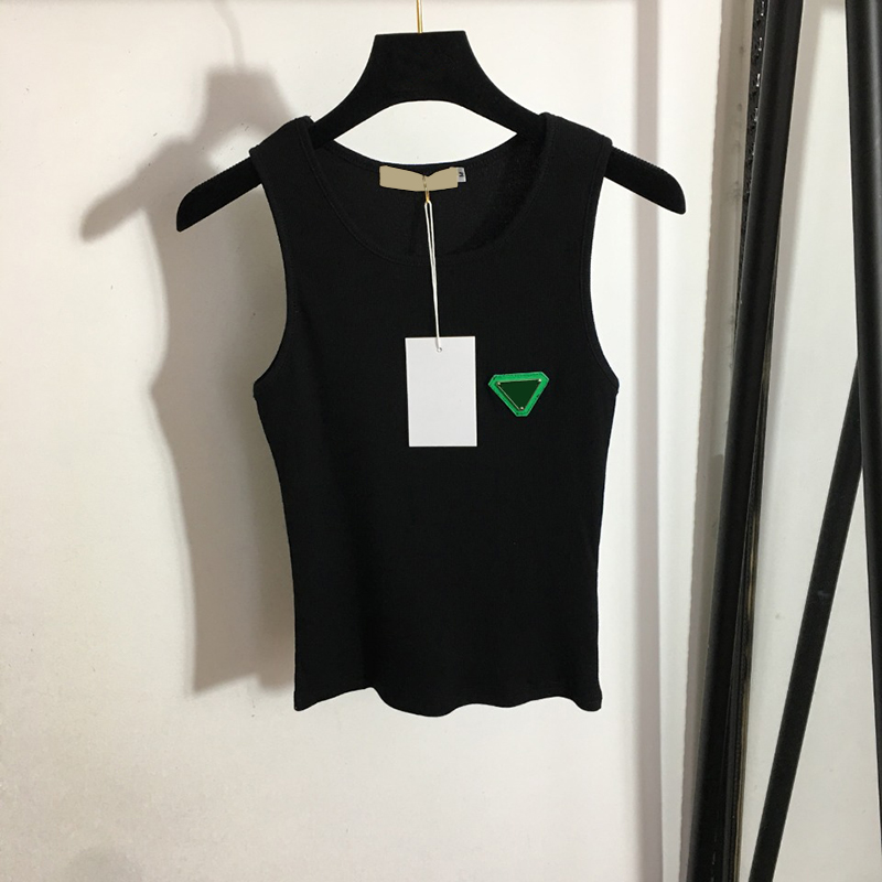 

INS Style Women Vests Tanks Summer Elastic Designer Vest Tops Ladies Soft Touch Vests Camis Brand Black Shirts, White