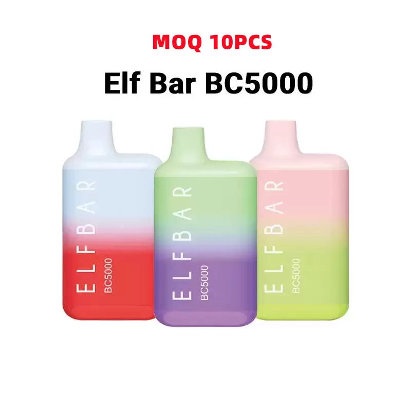 

Elf Bar 5000 puff 21flavors elfbar disposable vape E Cigarette 13ml Prefilled 650mAh 5000puffs Single Box Vapes Wholesale Starter kit bc5000 puffbars Elux Legend