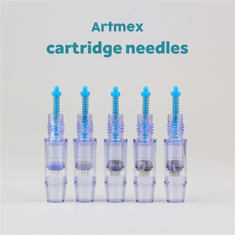 

20pcs Artmex Cartridge needles MTS Therapy System 9/12/24/36/42/nano Needles Microneedle For V8 V6 V3 A3 machine Screw Port 220516