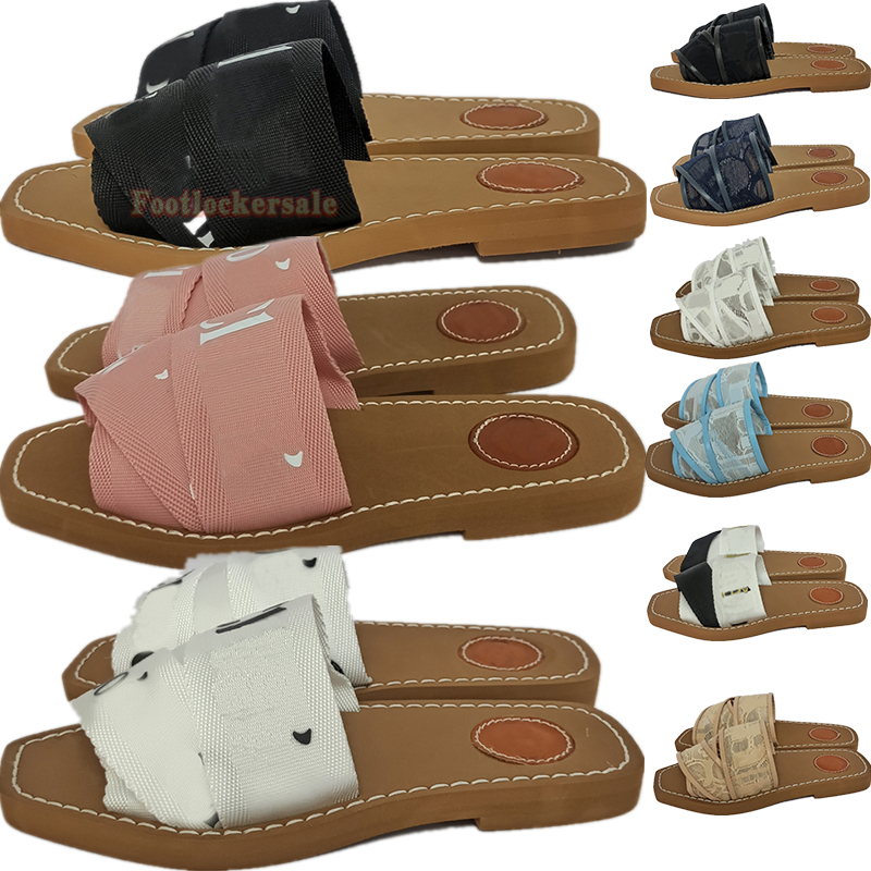

Designers Sandals Women Woody Mules Flat Sandals Designer Slides Sneakers Canvas Shoe White Black Pink Navy Fashion Outdoor Beach Slippers Trainers, Need box
