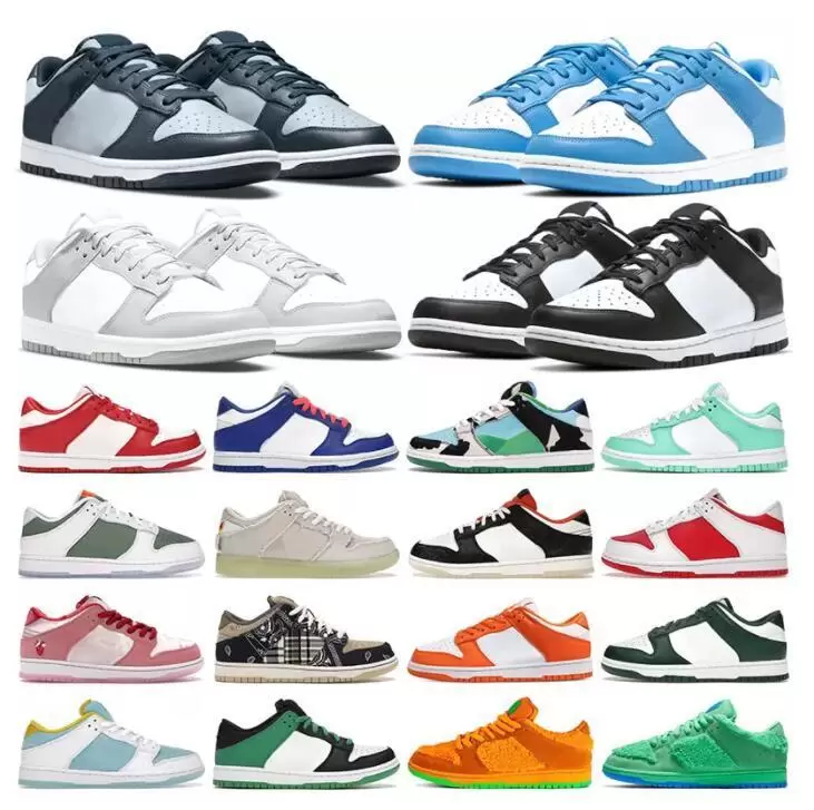 

Mens Womens Running Shoes White Black Grey Fog Syracuse Team Green University Blue Georgetown Chunky Dunky Low Walking Jogging Sneakers, 11