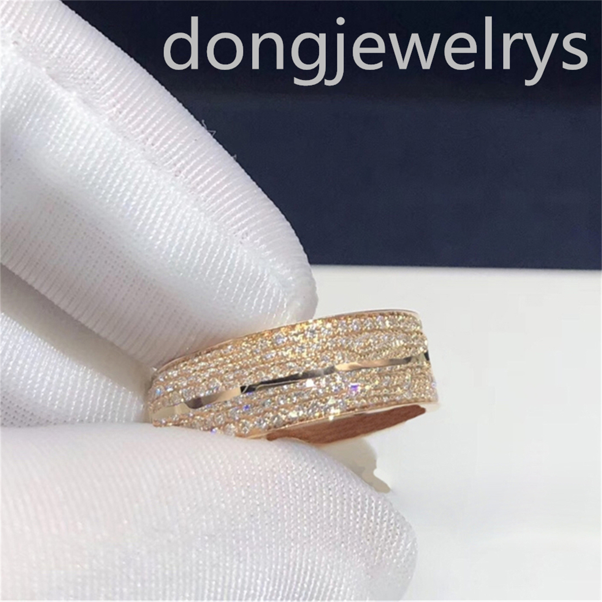 

Vintage Simple Ring With Plain Band Hot Designer Rings Ladies Funky Crystal Ring Fashion Luxury Brand Bridal Gold Jewelry Diamond Dongjewelrys