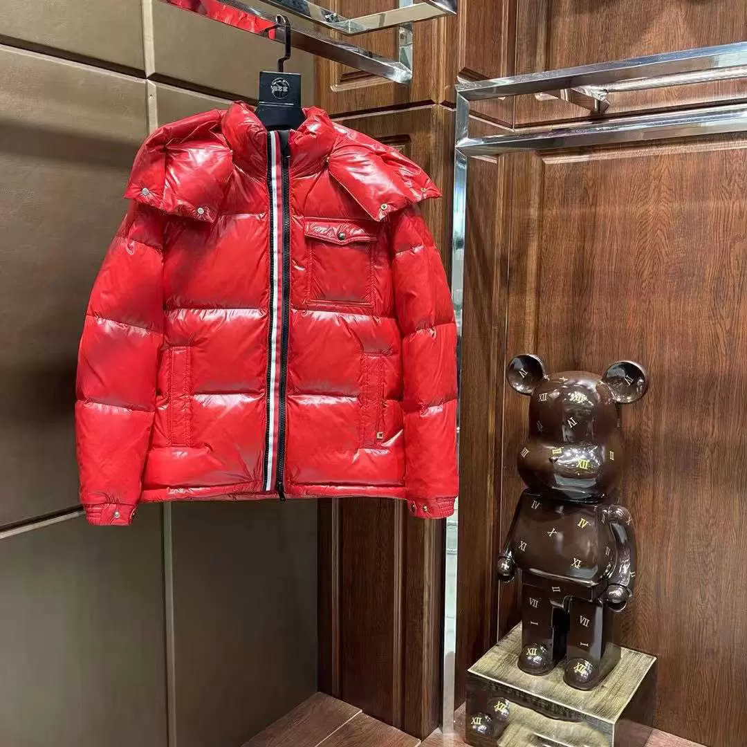 

Monclair 00124 Famous Mens Jackets Parka Women Classic Casual Down Coats Luxury Outdoor Warm Feather Winter Jacket Unisex Coat Outwear Couples Clothing, Blue