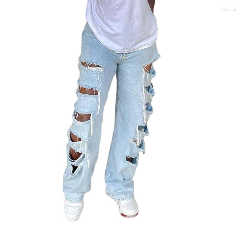 

Women' Jeans Large Size Women' Clothing 2022 Denim Woman High Waist Y2k Pants Jean Oversize Urban Harajuku Fashion Korean, Light color