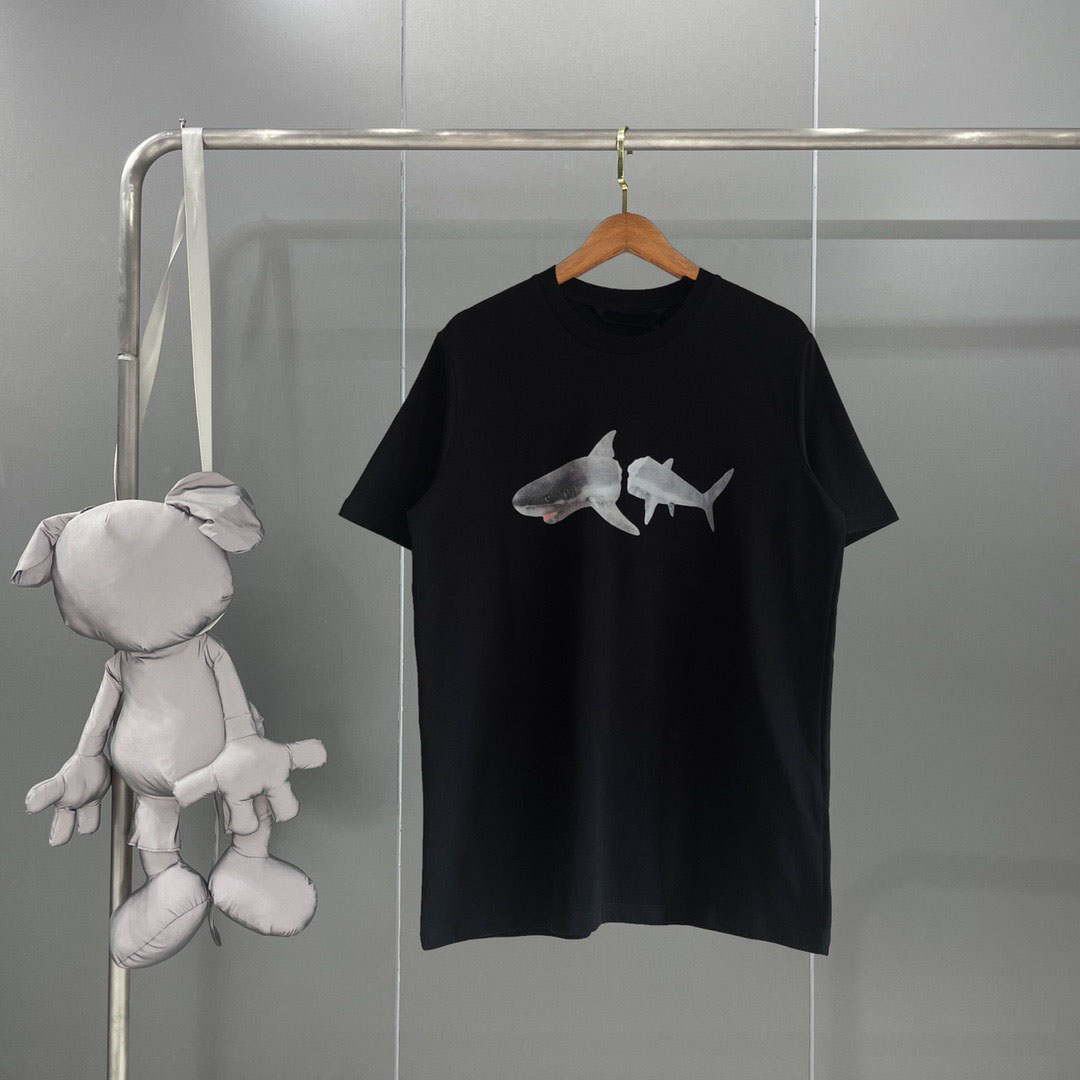 

2022ss spring and summer new high grade cotton printing short sleeve round neck panel T-Shirt Size: -l-xl-xxl-xxxl Color: black white fsht5r5rgfft7d67