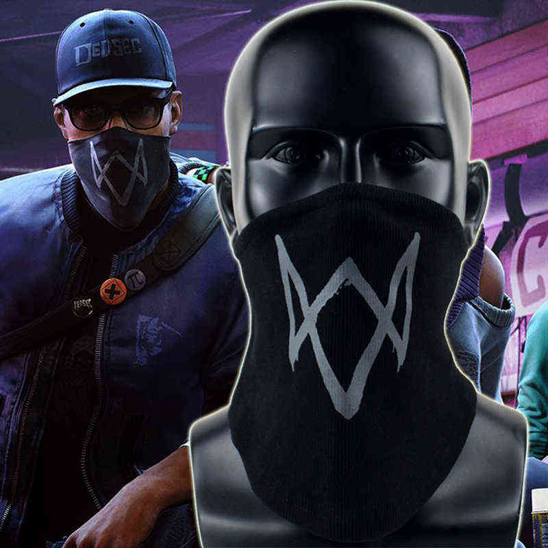 WATCH Dogs 2 Mask Cosplay DedSec Marcus Holloway Christmas Carnival Party Helmet Props Dropshipping L220530-image-767842663