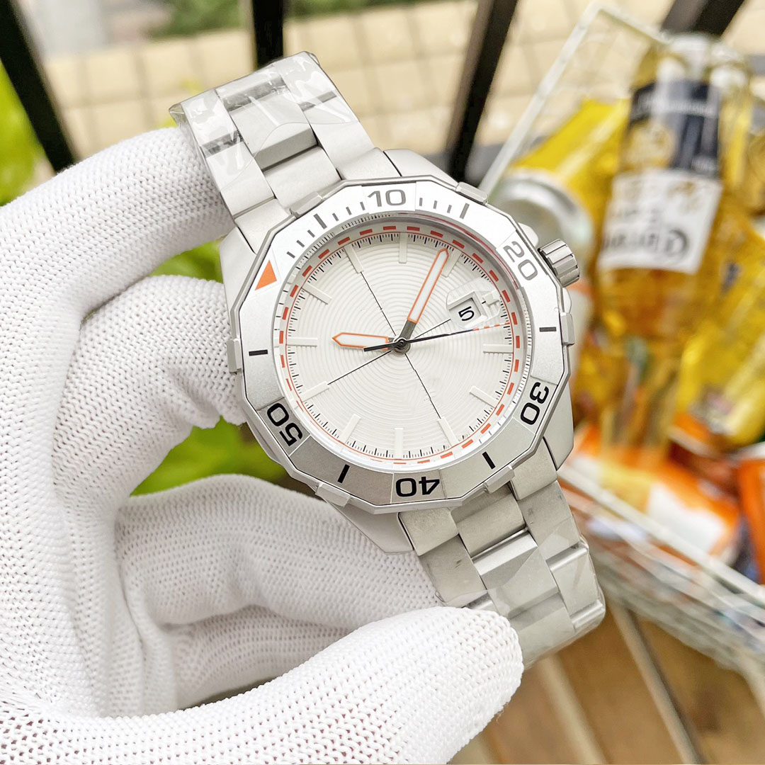 2022 Men's high-end mechanical watch waterproof design TOP designer 41mm hexagonal dial 316L stainless steel strap best-selling watch fashion w