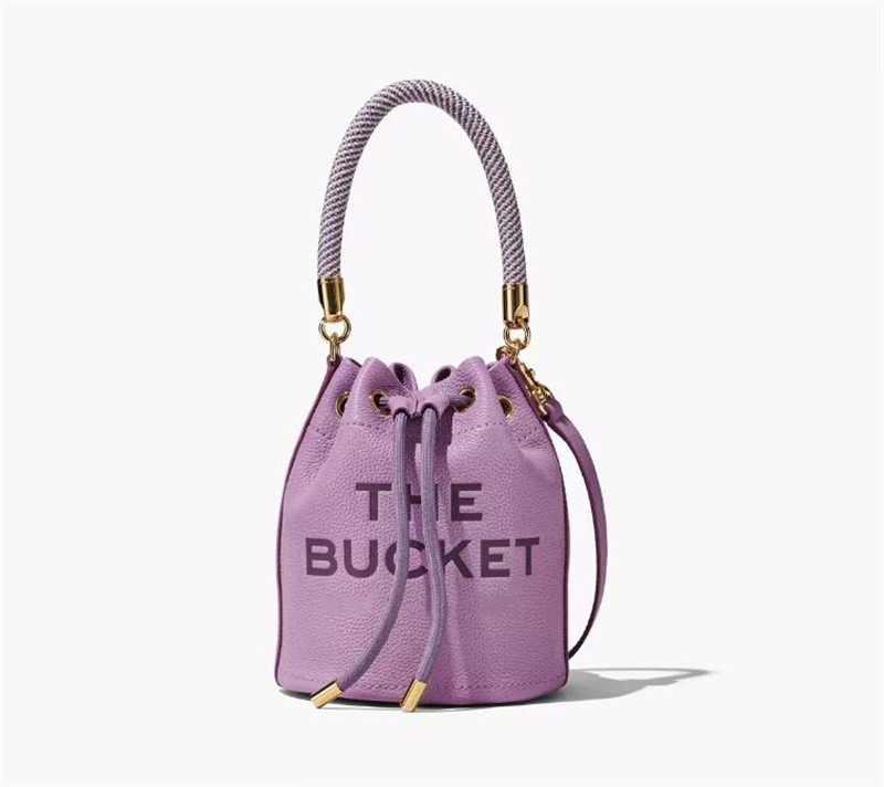 

M Leather Bag Cross Body Bucket bag Bags Fashion Handbag 16/16/21cm, Black