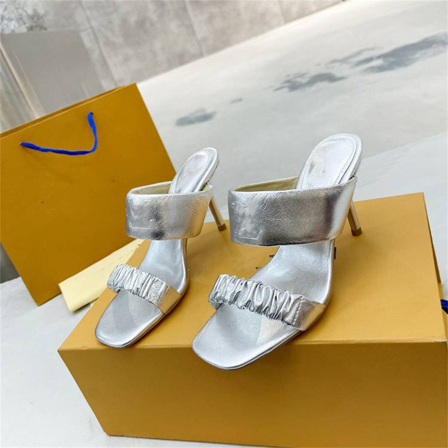 

Luxury Designer Ladies Heel Sandals High Quality Fashion louiseity Casual Sexy Letters Dress Shoes viutonity C018