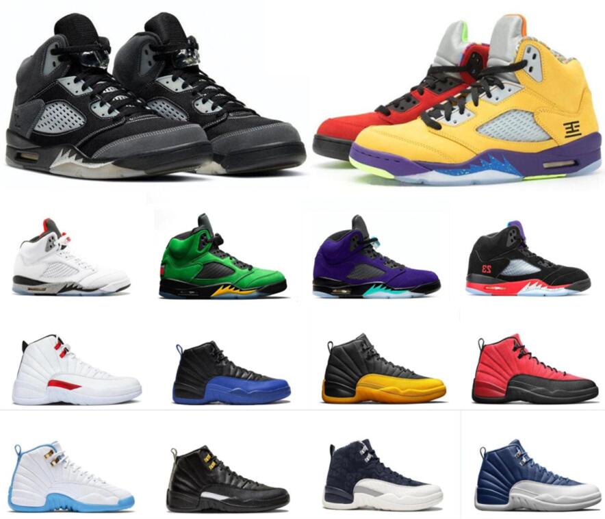 

mens basketball shoes 12s 12 Royalty Utility Grind University Gold 5s Cool Grey Bred Concord Legend blue Bright Citrus 5 low men women sneakers man woman shoe size 40-47, Send with original box