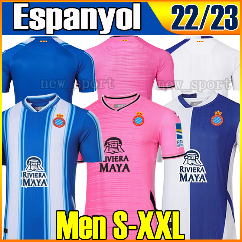 

22 23 RCD Espanyol MORLANES soccer jerseys HOME AWAY THIRD 7 WU LEI UADO .DARDER HERRERA R.D.T. EMBARBA PEDROSA LOREN 2022 2023 home jersey football shirts Men -XXL, 22 23 home