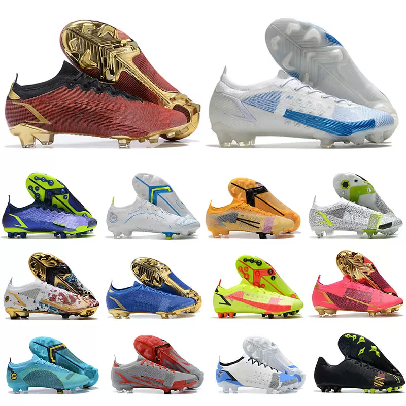 

Top Quality Soccer Shoes Ronaldo CR7 Mercurial 14 XIV Elite SG Pro Anti Clog Cleats Outdoor Superfly 8 VIII CR110 ACC Football Boots