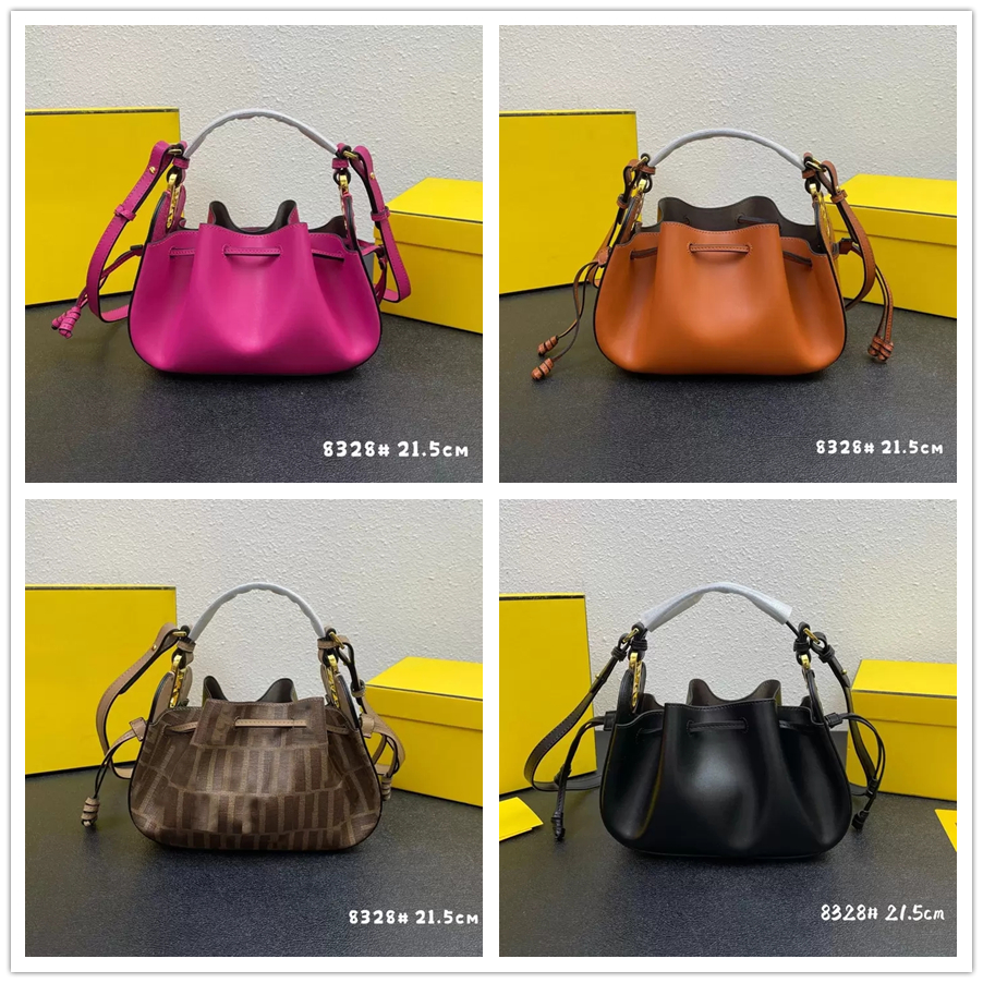 

Designer bags Luxury Selleria Calf Mini Handbag purses Pomodorino white Leather Totes women Shoulder Bag high quality, 3#