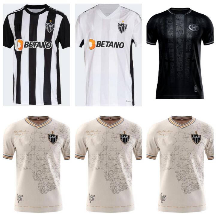 

2022 2023 Atletico Mineiro Soccer Jersey G. Arana Nathan Silva Manto da Massa 113 special edition champions 22 23 Fred Cazares Otero Moura home away Football Shirt