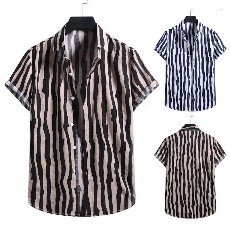 

Men' Casual Shirts Oversized Hawaiian Shirt Man Comfortable Clothes Men, Khaki