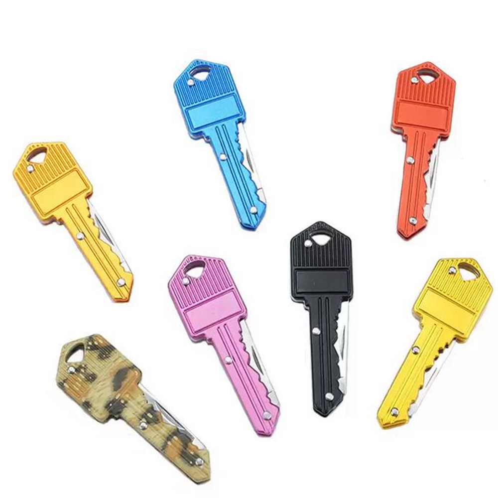 

High Quality Stainless Mini Folding Knife Key Rings Mini Pocket Knives Outdoor Camping Hunting Tactical Combat Knifes Survival Tool Keychains Punk Hip Hop Bijoux