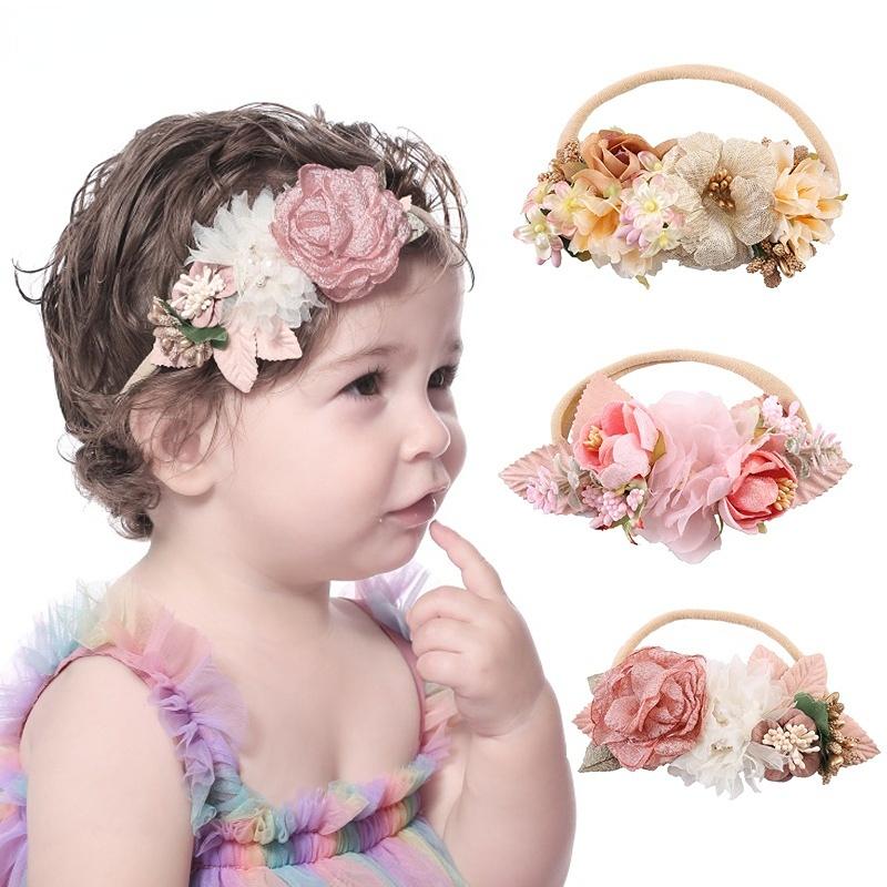 

Hair Accessories Baby Girls Headband Bowknot Lace Sequin Kids Headwear 0-2 YearsHair