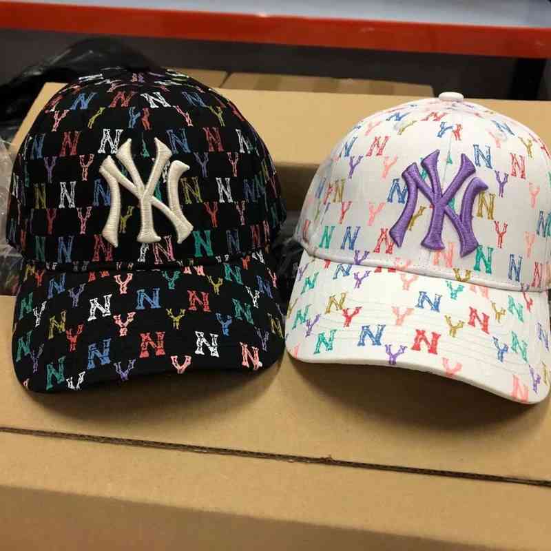 

Designer NY Hat Bucket Fit Trucker Baseball Straw Cowboy Man Woman New Full Scale Flower Baseball Cap Same Duck Tongue Sunscreen Cap, Black basin cap
