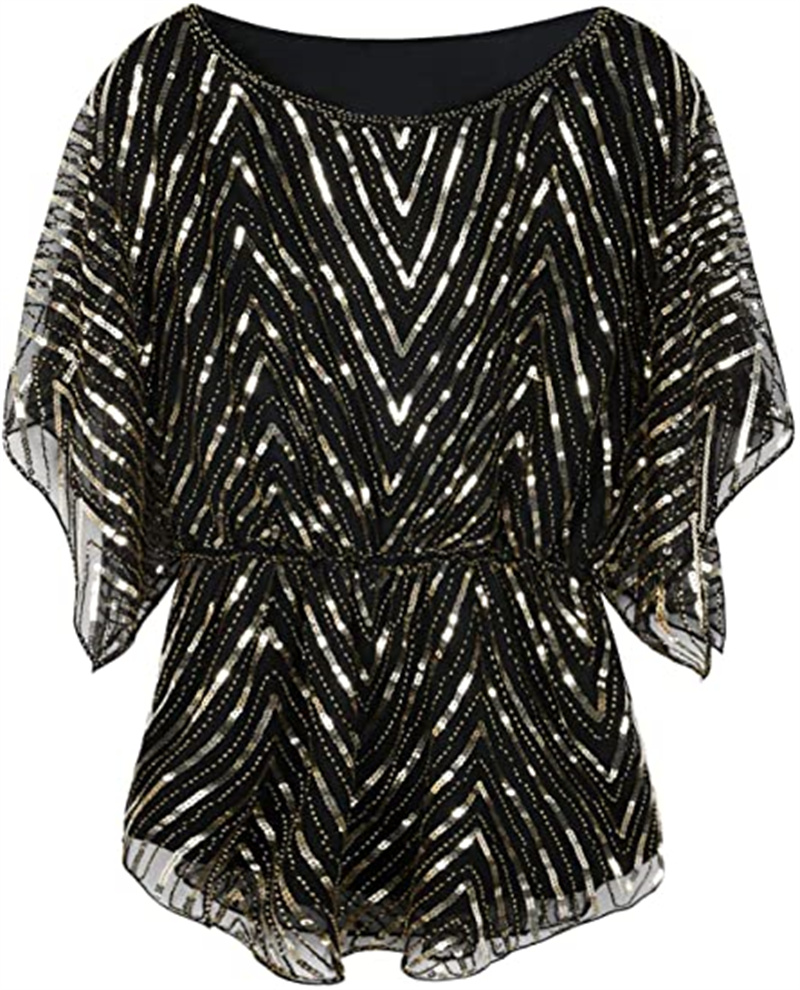 

Tops & Tees Women' Bohemian retro tie printed ethnic style summer straight scarf dress with pockets, Black