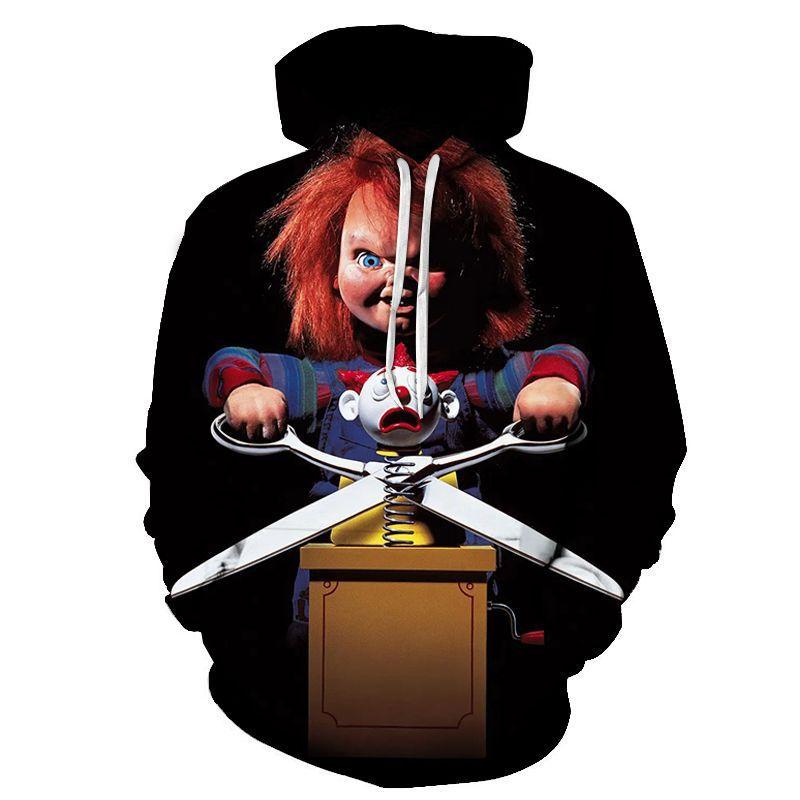 

Men's Hoodies & Sweatshirts Casual Man Cool Movie Chucky Fashion Men Women Children 3D Printed Streetwear Boy Girl Pullover TopsMen's, Cbw-2626