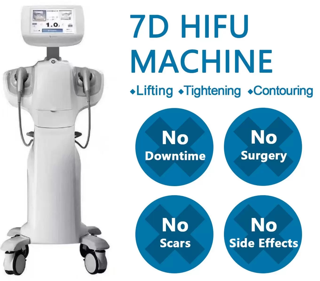 2022 super7D HIFU ultrasound body slimming No Invasive Facial Lifting Skin Tightening Wrinkle Removal Anti- Age beauty Machine-image-770929006