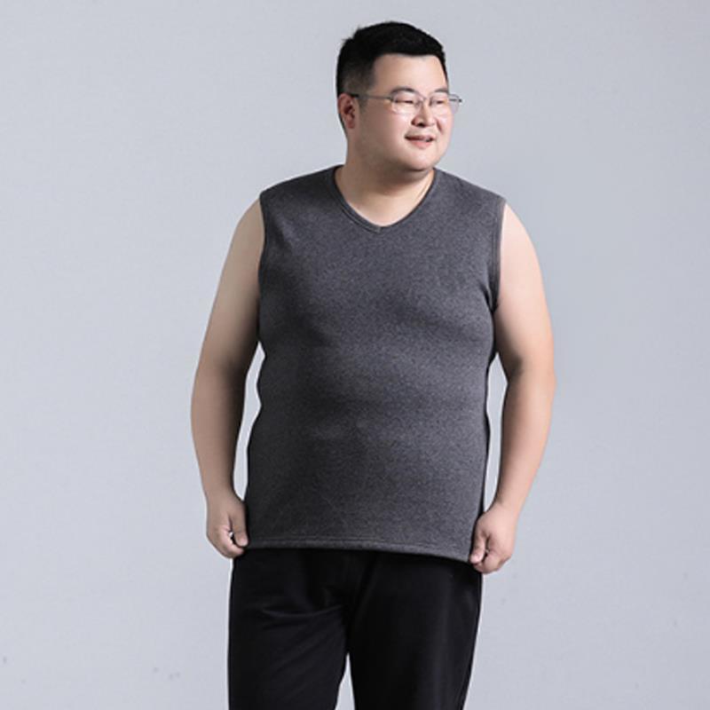 

Men's Tank Tops Men 2022 Autumn Winter Extra-large Warm Vest Male Slim Seamless Tanks Solid Thermal Undershirt Waistcoats W674Men's, Black