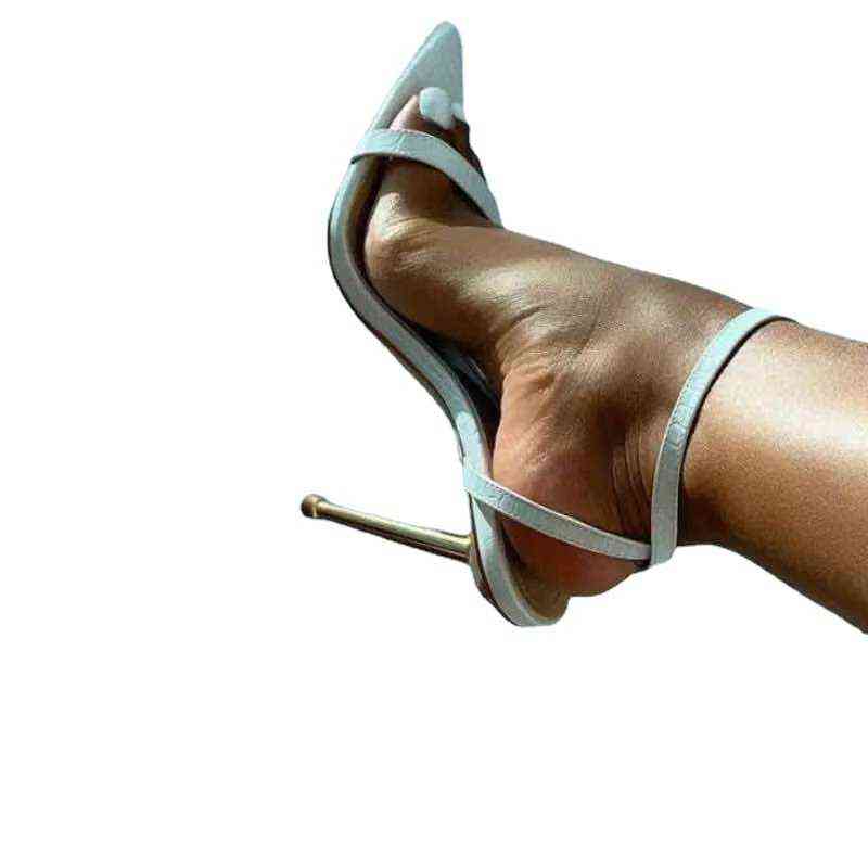 

Heels Sandals women strap high heels fashion sandals women summer new large, Black